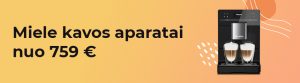 Miele kavos aparatai nuo 759 €
