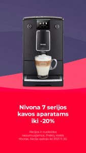 Nivona 7 serijos kavos aparatams iki -20%