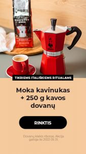 Moka kavinukas + 250 g kavos dovanų