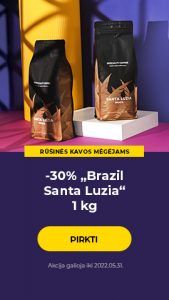 -30% „Brazil Santa Luzia“ 1 kg