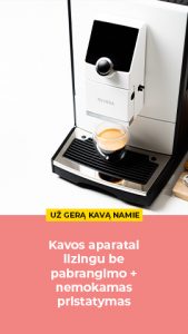 Kavos aparatai lizingu be pabrangimo + nemokamas pristatymas