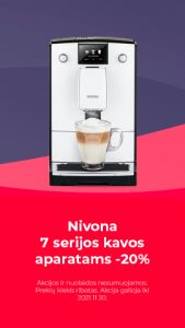 Nivona 7 serijos kavos aparatams -20%
