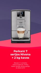 Perkant 7 serijos Nivona + 2 kg kavos