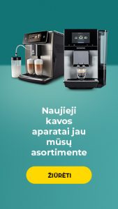 Naujieji kavos aparatai jau mūsų asortimente