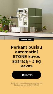 STONE kavos aparatas + 3 kg kavos