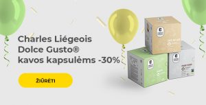 Charles Liégeois Dolce Gusto® kavos kapsulėms -30%