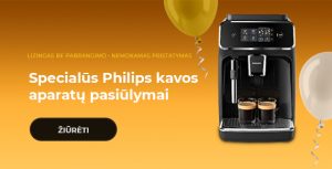 Specialūs Philips kavos aparatų pasiūlymai