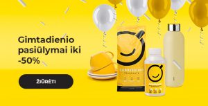 Gimtadienio pasiūlymai iki -50%