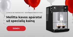 Melitta kavos aparatai už specialią kainą