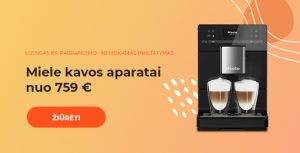 Miele kavos aparatai nuo 759 €