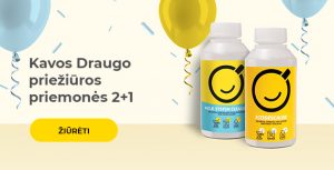 Kavos Draugo priežiūros priemonės 2+1
