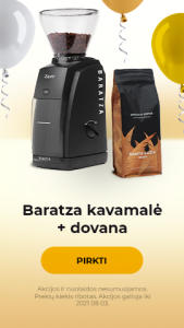 Baratza kavamalė + dovana