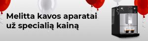 Melitta kavos aparatai už specialią kainą