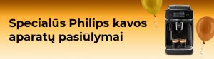 Specialūs Philips kavos aparatų pasiūlymai