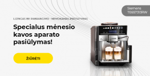 Specialus mėnesio kavos aparato pasiūlymas!