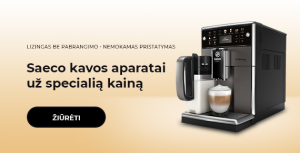 Saeco kavos aparatai už specialią kainą