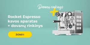 Rocket Espresso kavos aparatas + dovanų rinkinys