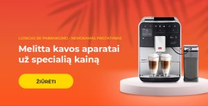 Melitta kavos aparatai už specialią kainą