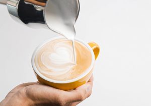Latte art širdelė