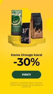 Kavos Draugo kavai -30%