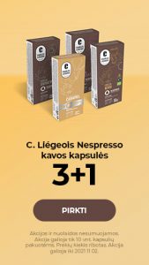C. Liégeois Nespresso kavos kapsulės 3+1
