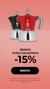Bialetti moka kavavirėms -15%