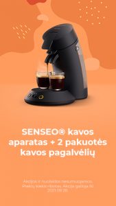 SENSEO® kavos aparatas + 2 pakuotės kavos pagalvėlių