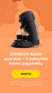 SENSEO® kavos aparatas + 2 pakuotės kavos pagalvėlių