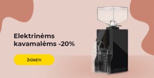 Elektrinėms kavamalėms -20%