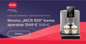 Nivona „NICR 930“ kavos aparatas 1049 € 1149 €