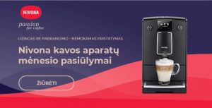Nivona kavos aparatų mėnesio pasiūlymai