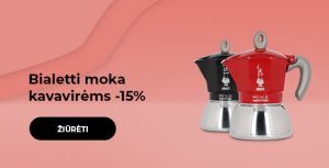 Bialetti moka kavavirėms -15%