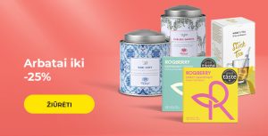 Arbatai iki -25%