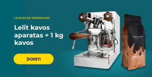 Lelit kavos aparatas + 1 kg kavos