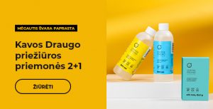 Kavos Draugo priežiūros priemonės 2+1