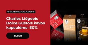 Charles Liégeois Dolce Gusto® kavos kapsulėms -30%