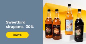 Sweetbird sirupams -30%