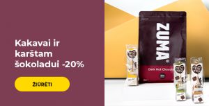Kakavai ir karštam šokoladui -20%