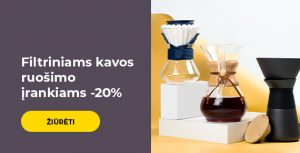 Filtriniams kavos ruošimo įrankiams -20%