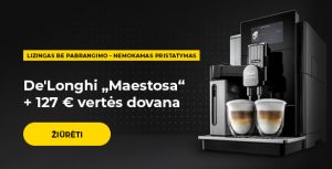 De'Longhi „Maestosa“ + 127 € vertės dovana