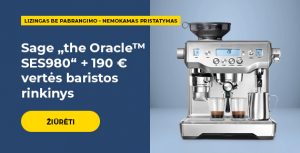 Sage „the Oracle™ SES980“ + 190 € vertės baristos rinkinys
