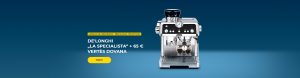 De'Longhi „La Specialista“ + 65 € vertės dovana