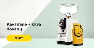 Kavamalė + kava dovanų