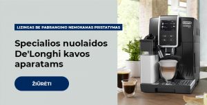 Specialios nuolaidos De'Longhi kavos aparatams