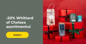 Whittard of Chelsea asortimentui -20%