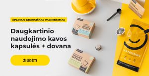 Daugkartinio naudojimo kavos kapsulės + dovana
