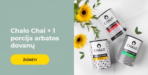 Chalo Chai + 1 porcija arbatos dovanų