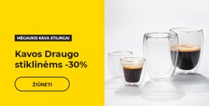Kavos Draugo stiklinėms -30%