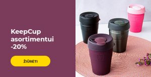 KeepCup asortimentui -20%