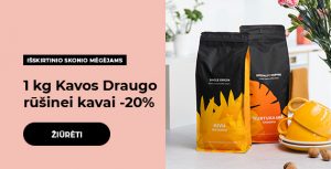 1 kg Kavos Draugo rūšinei kavai -20%